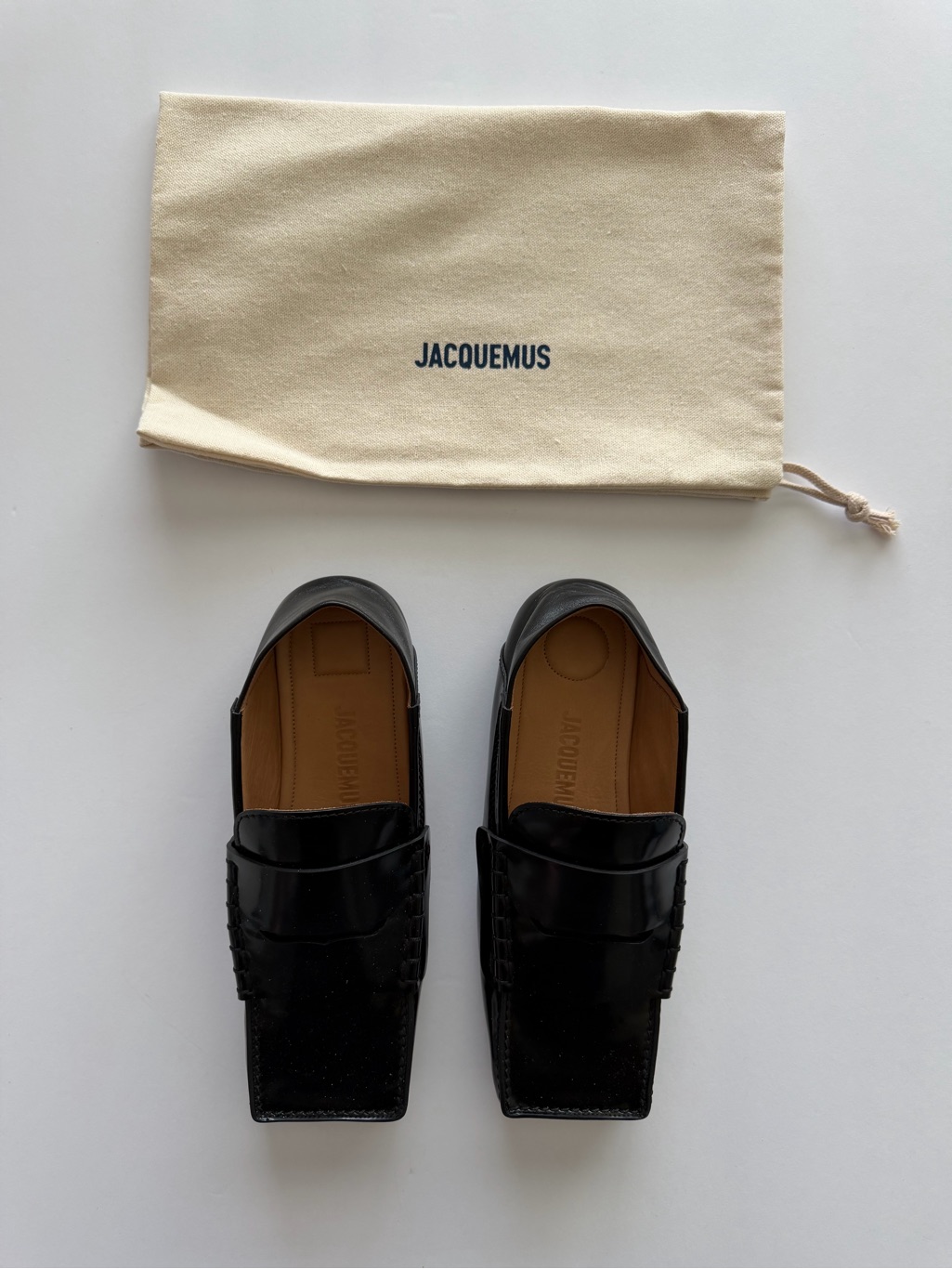 Jacquemus Authentic Carr Loafers In Black Leather Women’s Size 36 Nwt — image 6 of 8